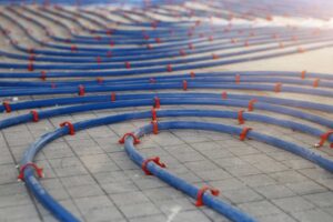 vloerverwarming droog systeem